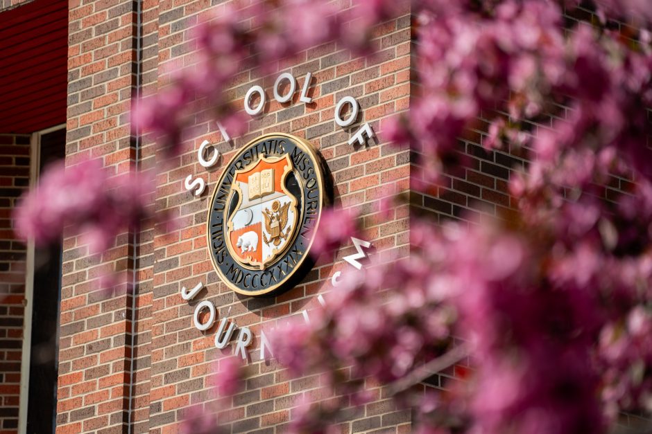 School of Journalism sign