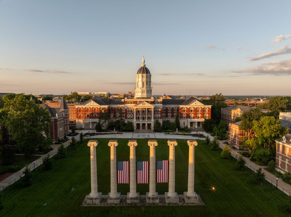 The Columns and Jesse Hall
