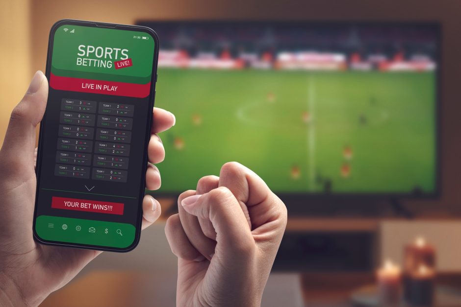 Live in-play betting app