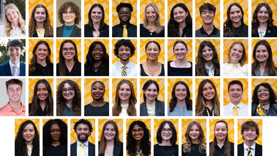 Mizzou '39 award recipient head shots