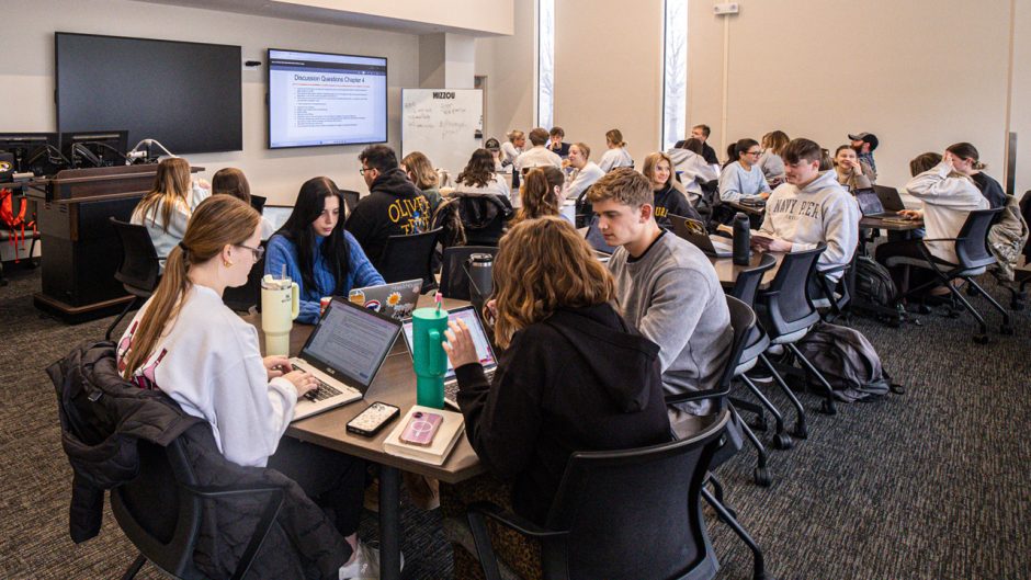Students in classroom