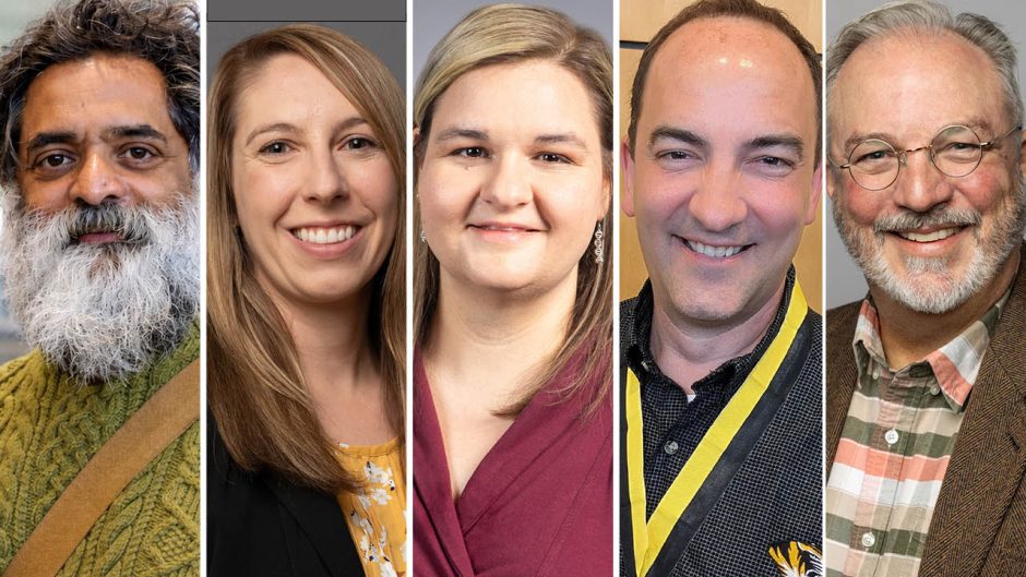 Collage of five 2026 Kemper Award recipients