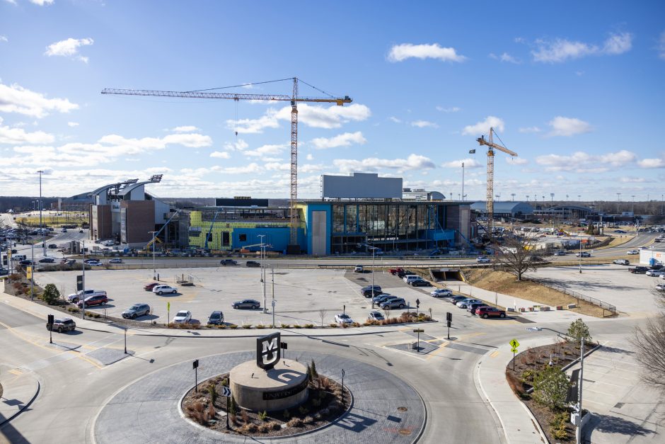 Construction at Memorial Stadium