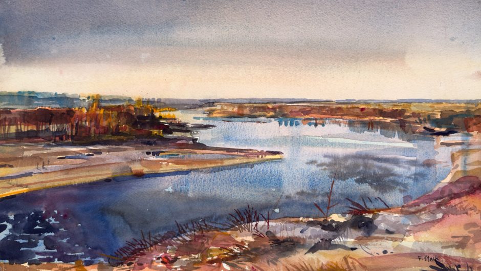 Missouri River watercolor