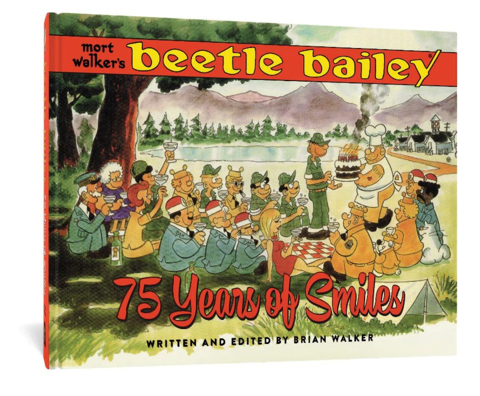 Beetle Bailey 75 Years of Smiles book cover