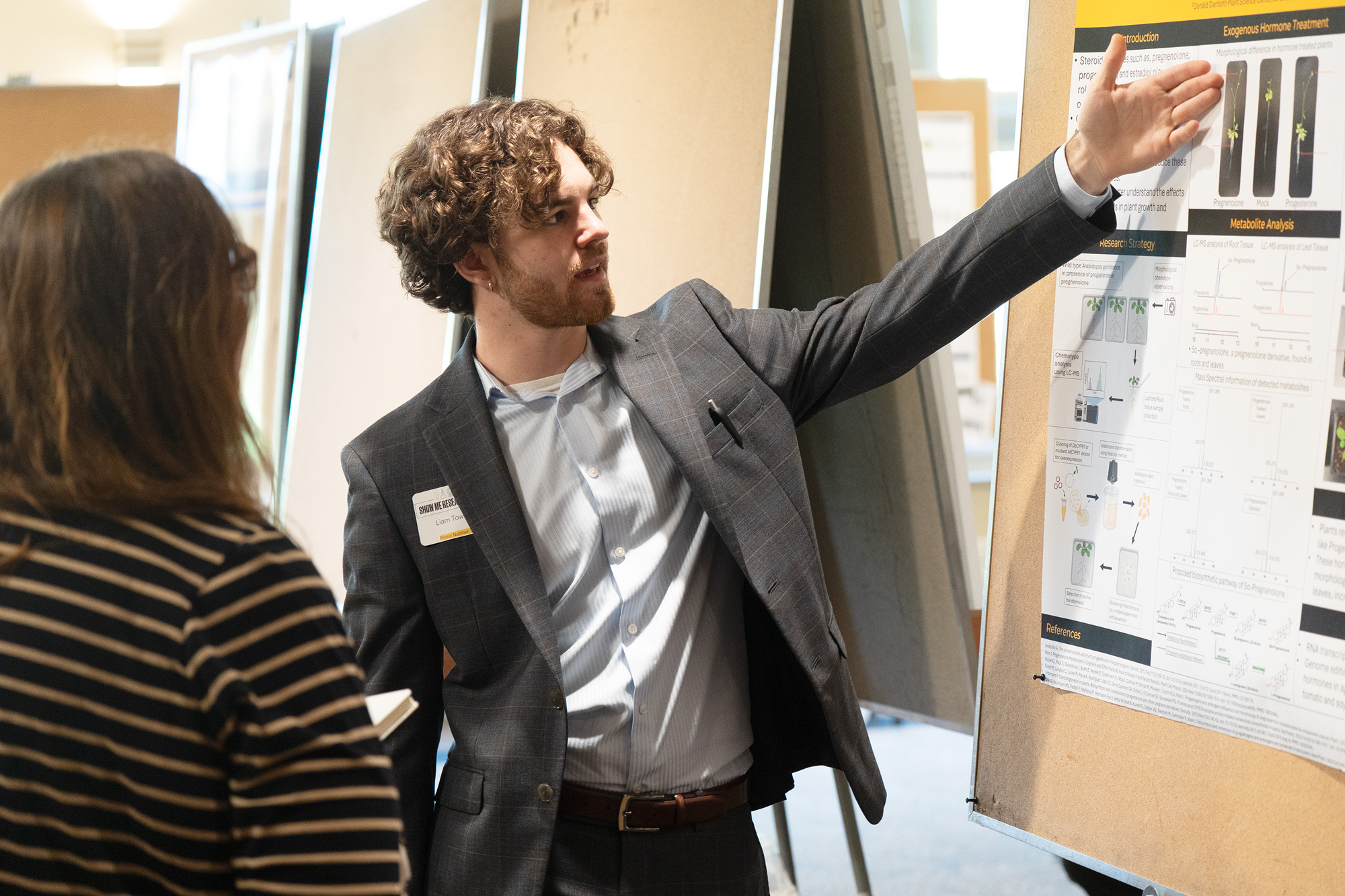 Student showcases his research