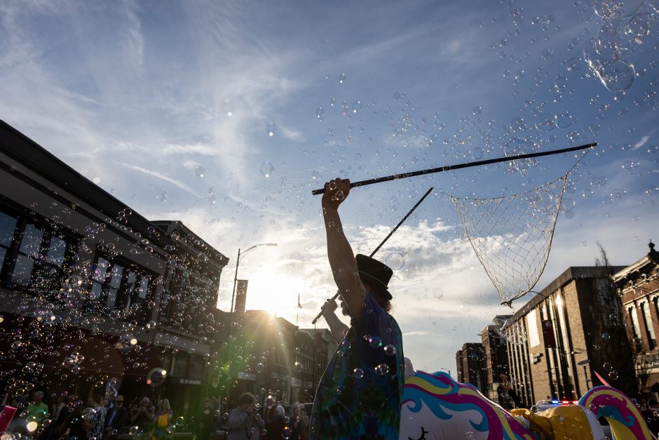 True/False parade participant