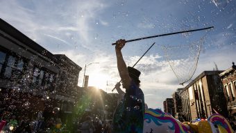 True/false parade participant