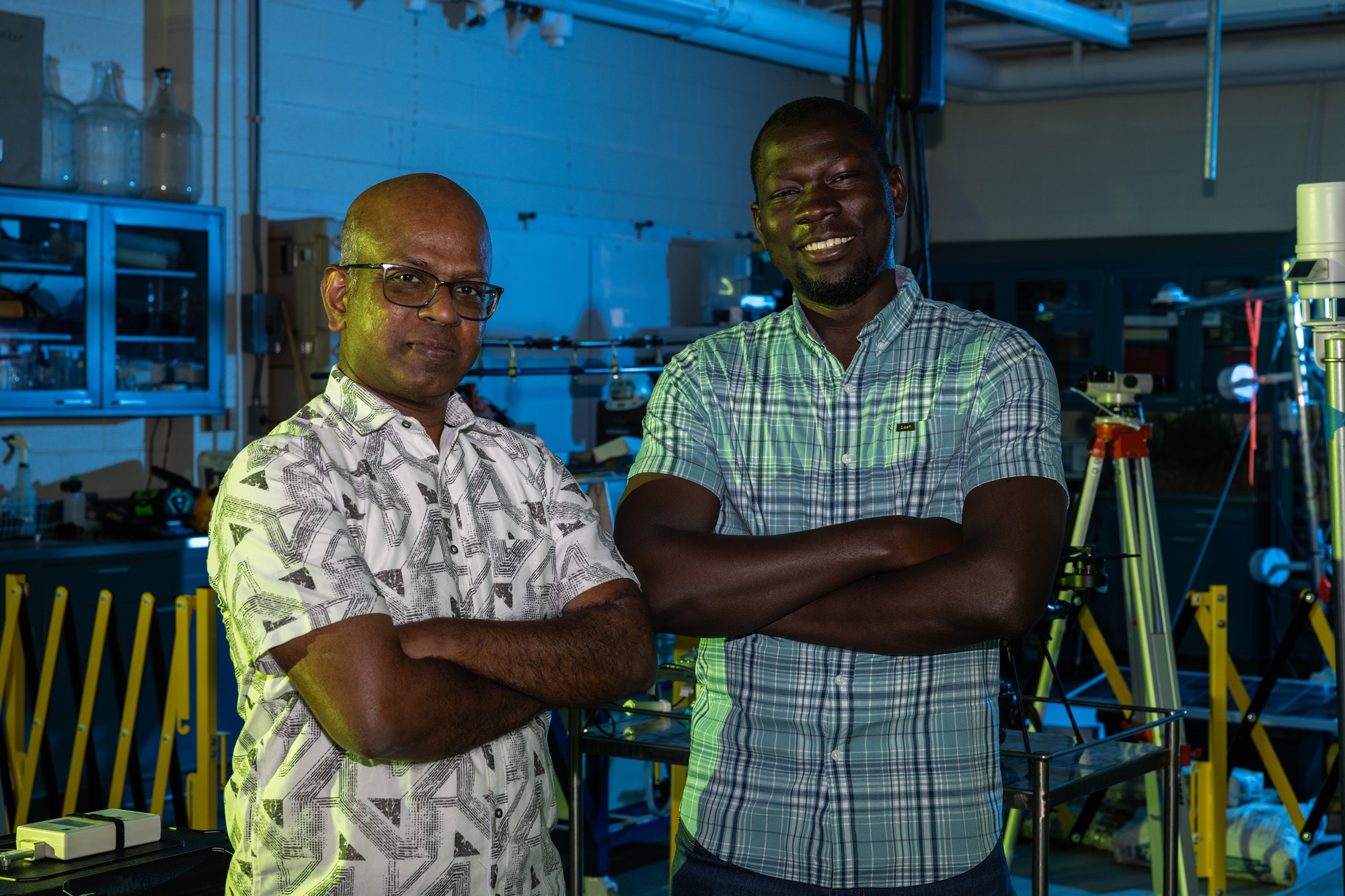 Noel Aloysius and Moussa Theodore Yatta