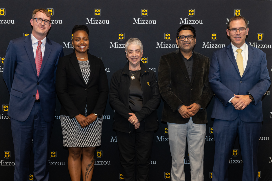 Fulbright scholars faculty with provost