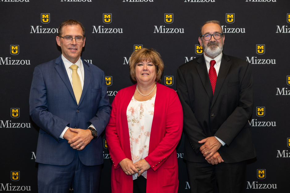 Jo Britt Rankin with provost