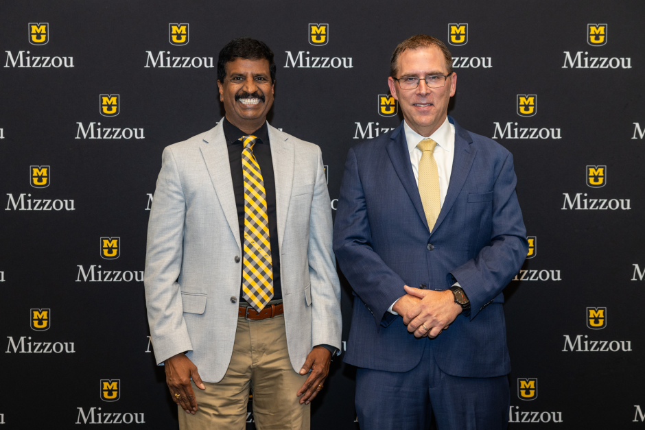 Roman Ganta with provost