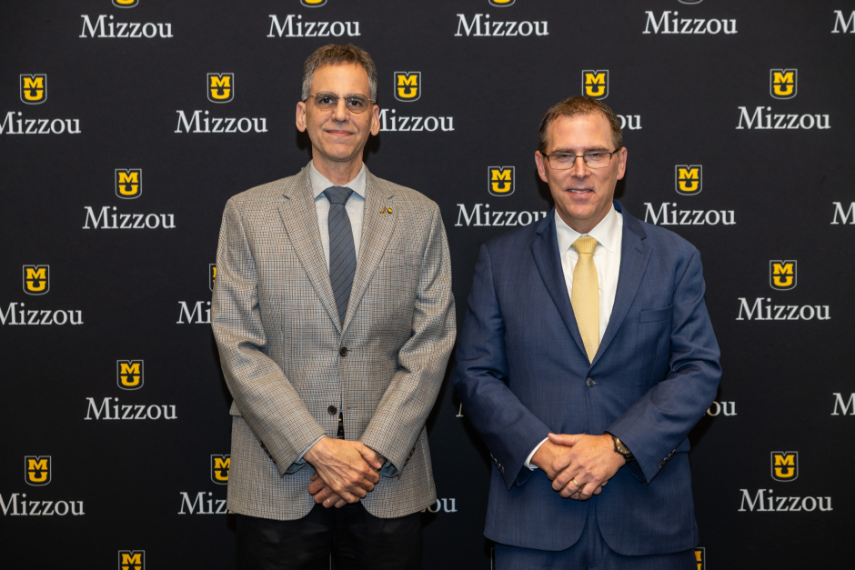 Walter Gassmann with provost