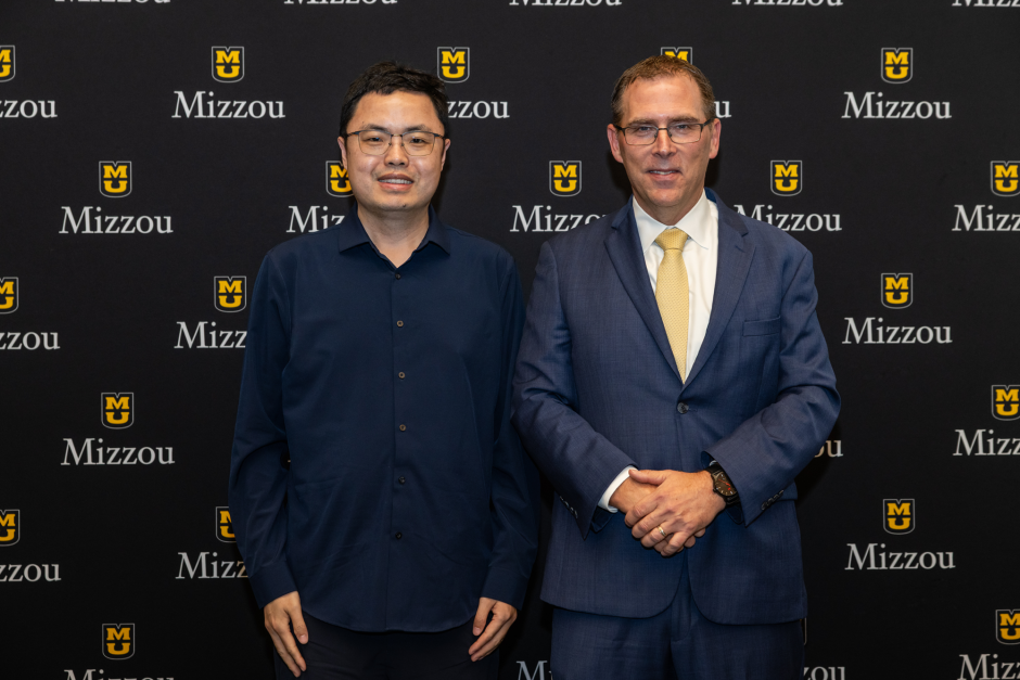 Zheng Yan with provost