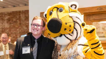 Charlie Lewis with Truman