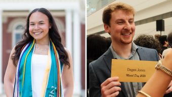 Two graduating seniors