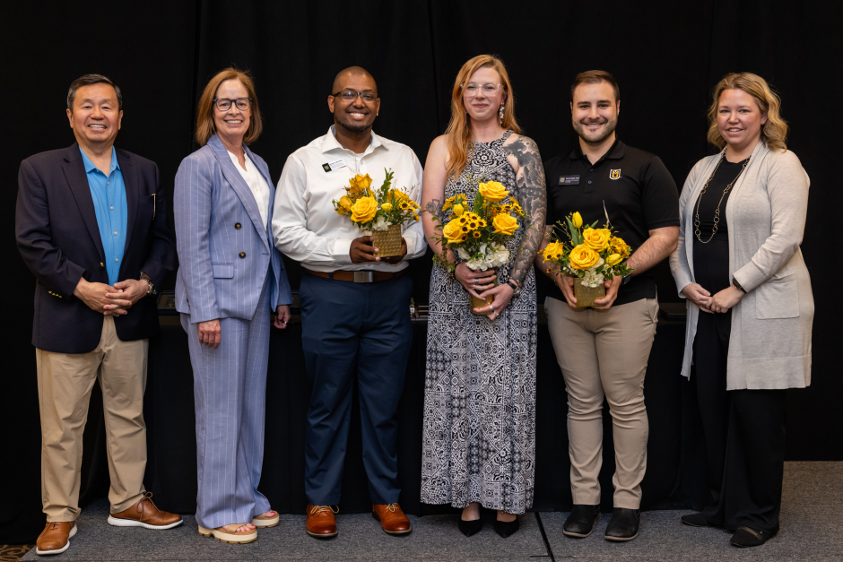 Members of Staff Advisory Council with university leaders