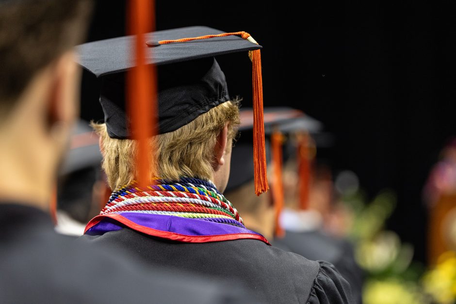 Tassel on a graduation cap