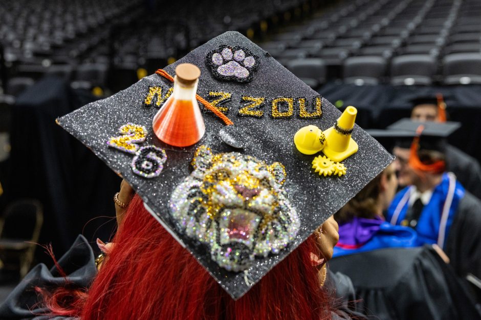 Decorated graduation cap