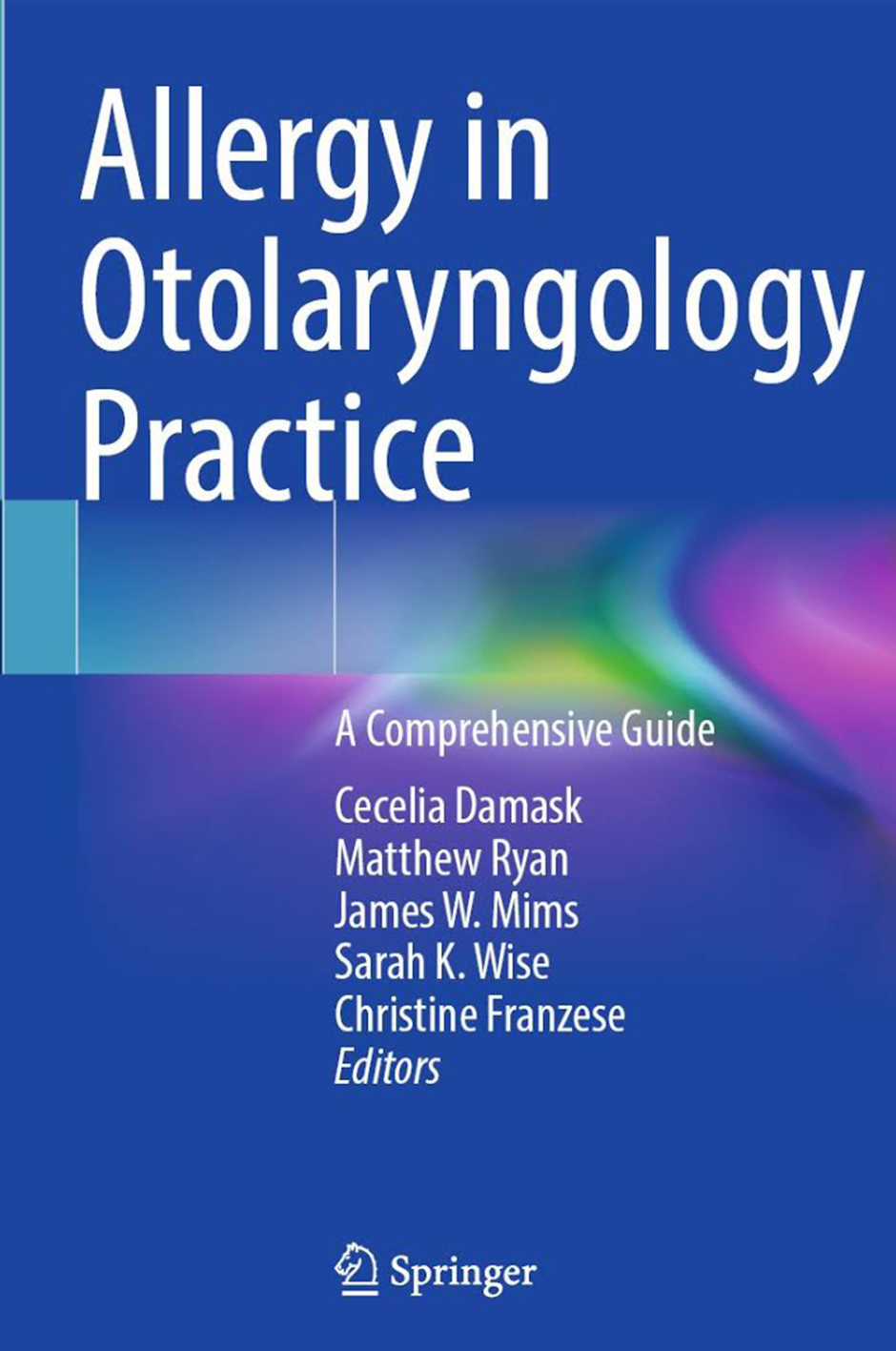 Book cover with purple background