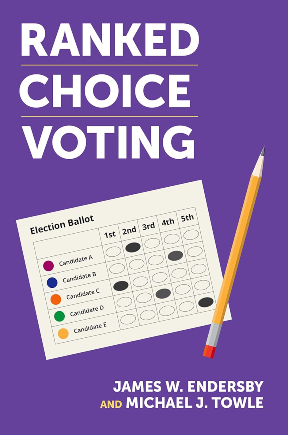 Book cover with ballot