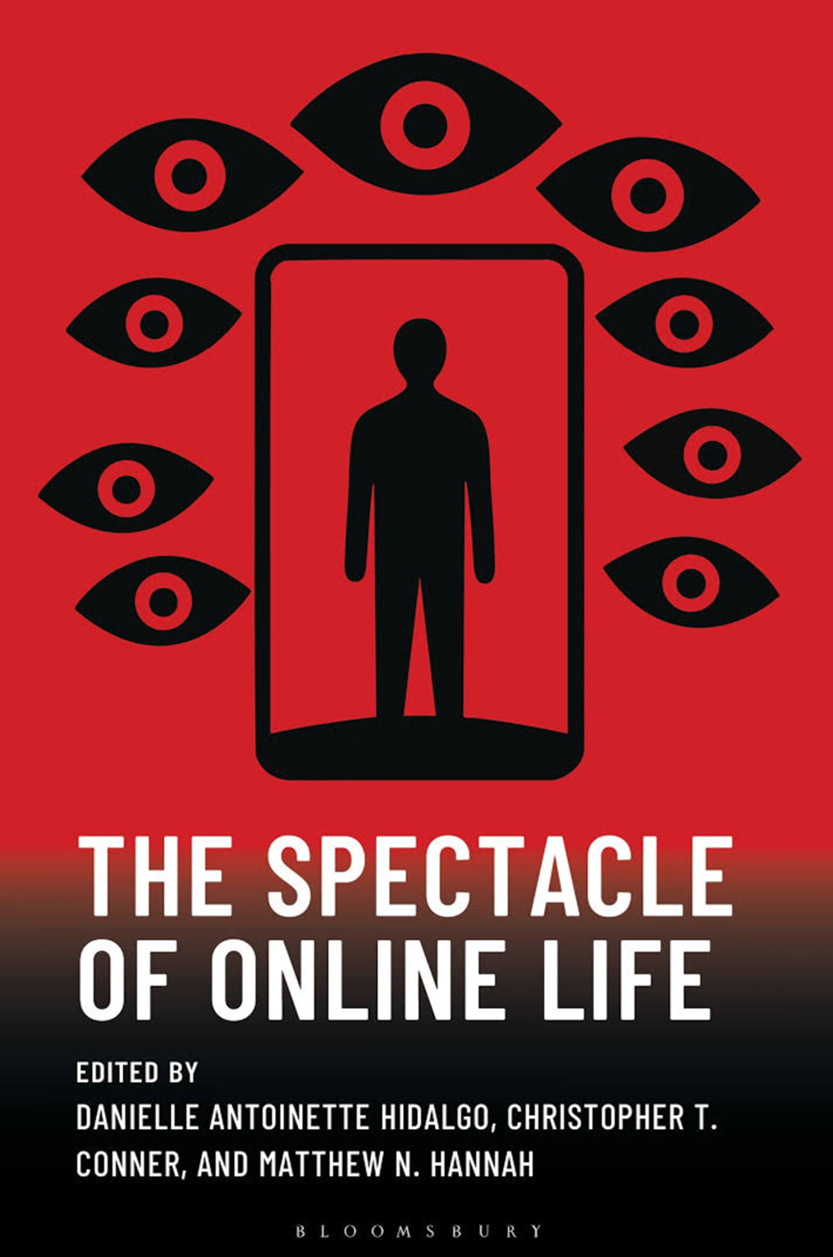 Book cover with silhouette