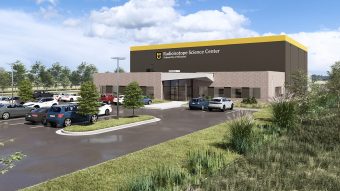 Rendering of the new Radioisotope Science Center at the University of Missouri