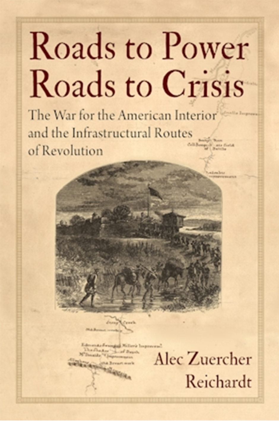 Book cover with historic image
