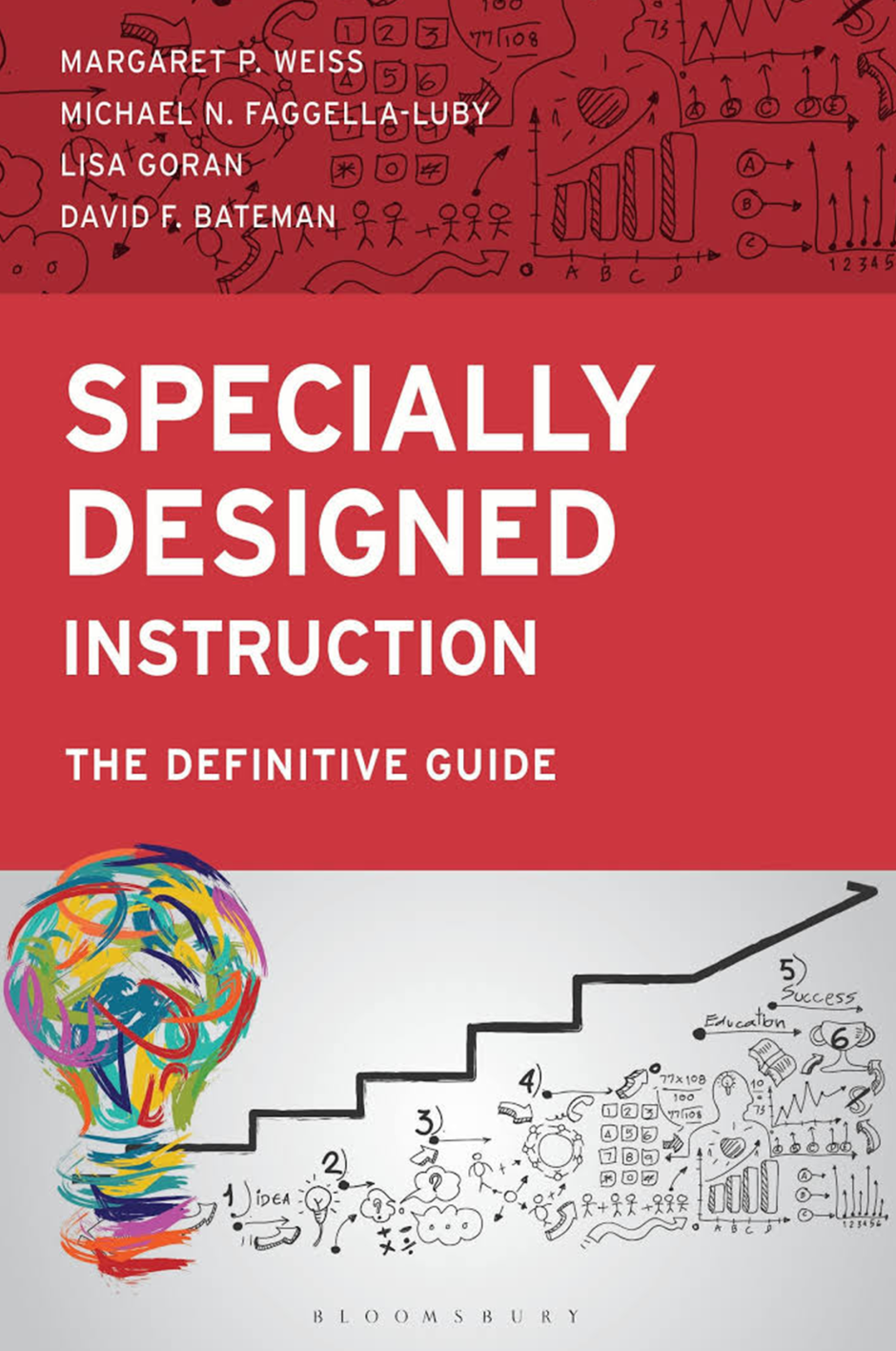Book cover with lightbulb graphic