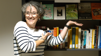 Cindy Basset with books