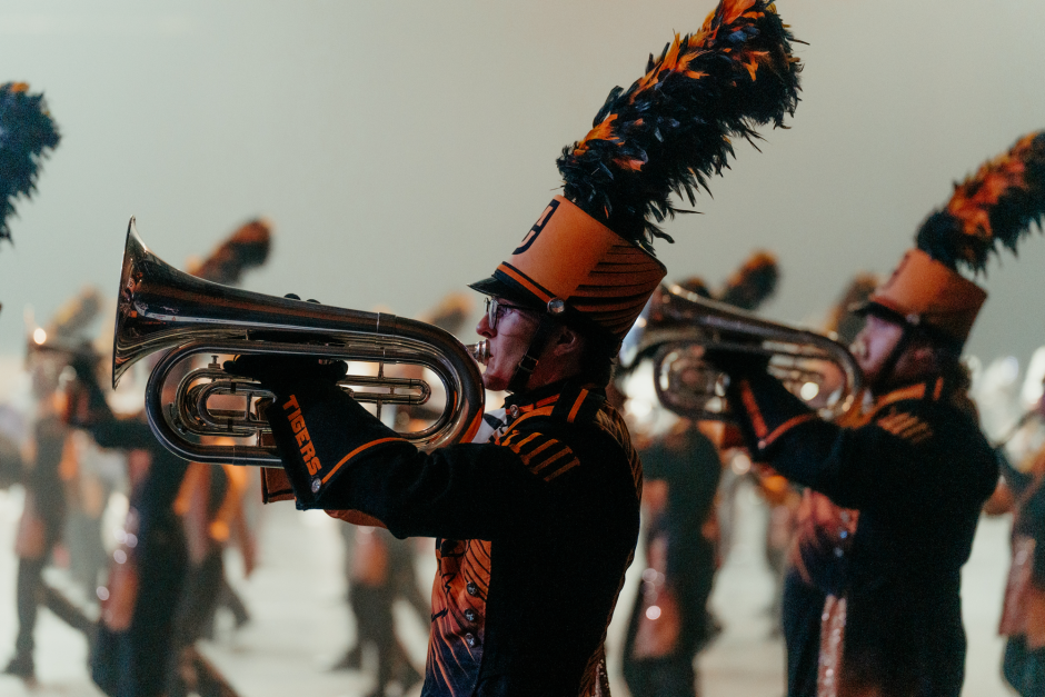 Marching Mizzou horns