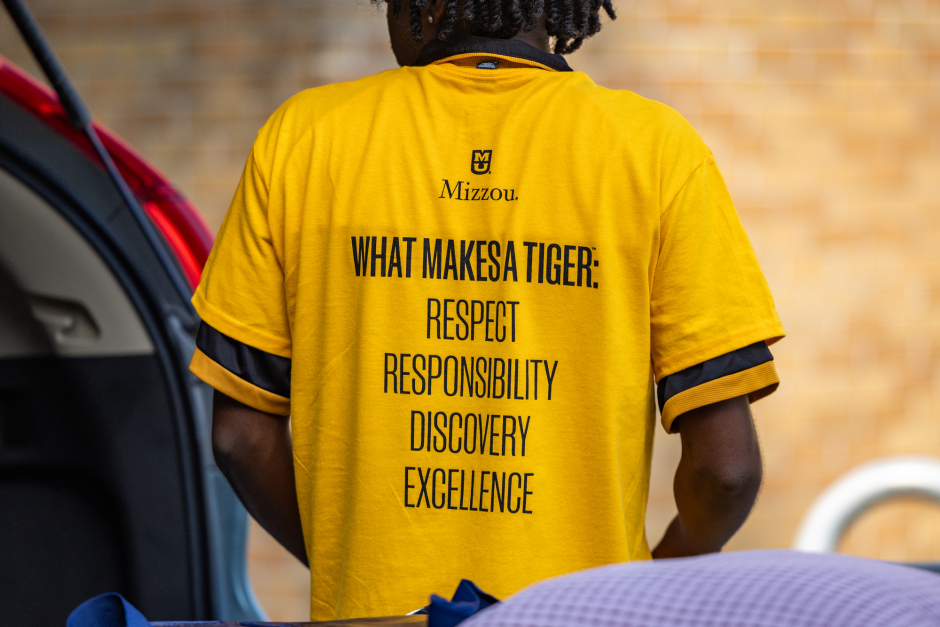 A Mizzou T-shirt