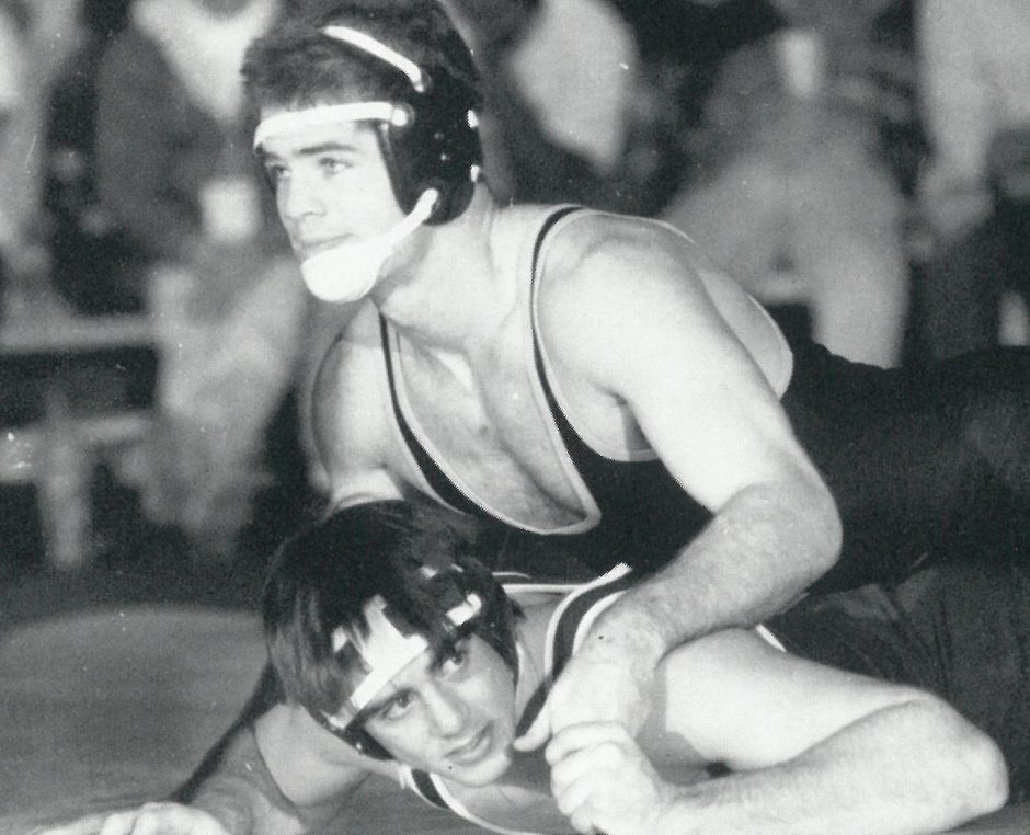 Greg Warren wrestling in 1990