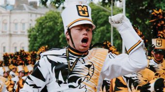 Marching Mizzou drum major