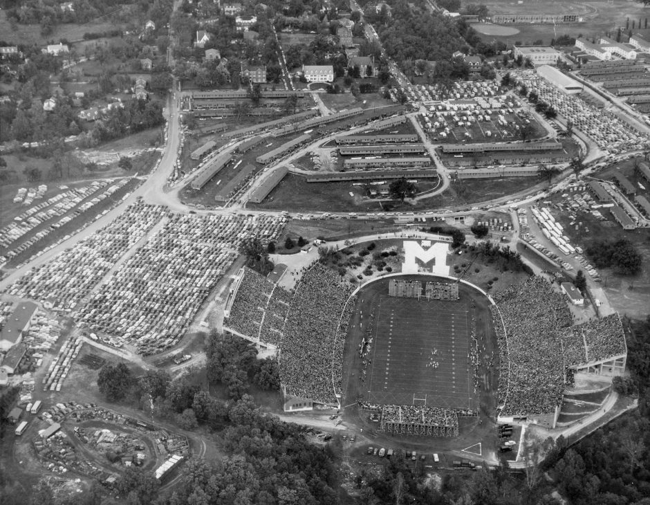 Memorial Stadium in the early 1950s