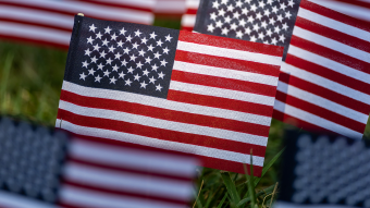 U.S. flags