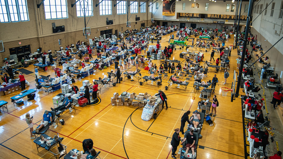 Blood drive at Mizzou