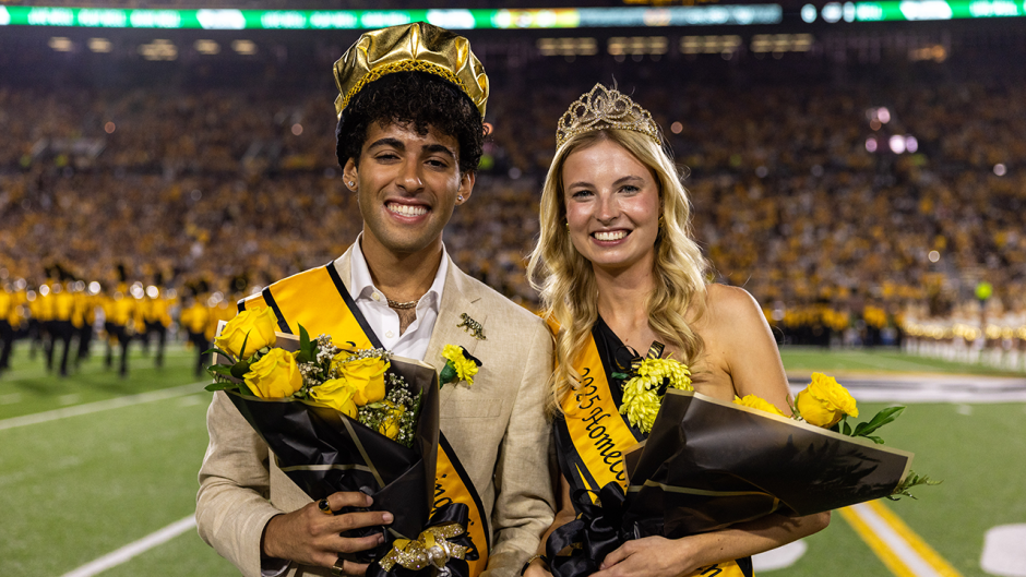 Homecoming king and queen