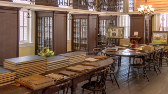 Inside Lewis Library