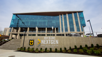 The Roy Blunt NextGen Precision Health building.