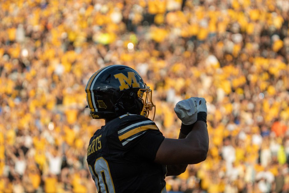 A Mizzou Tiger football player 