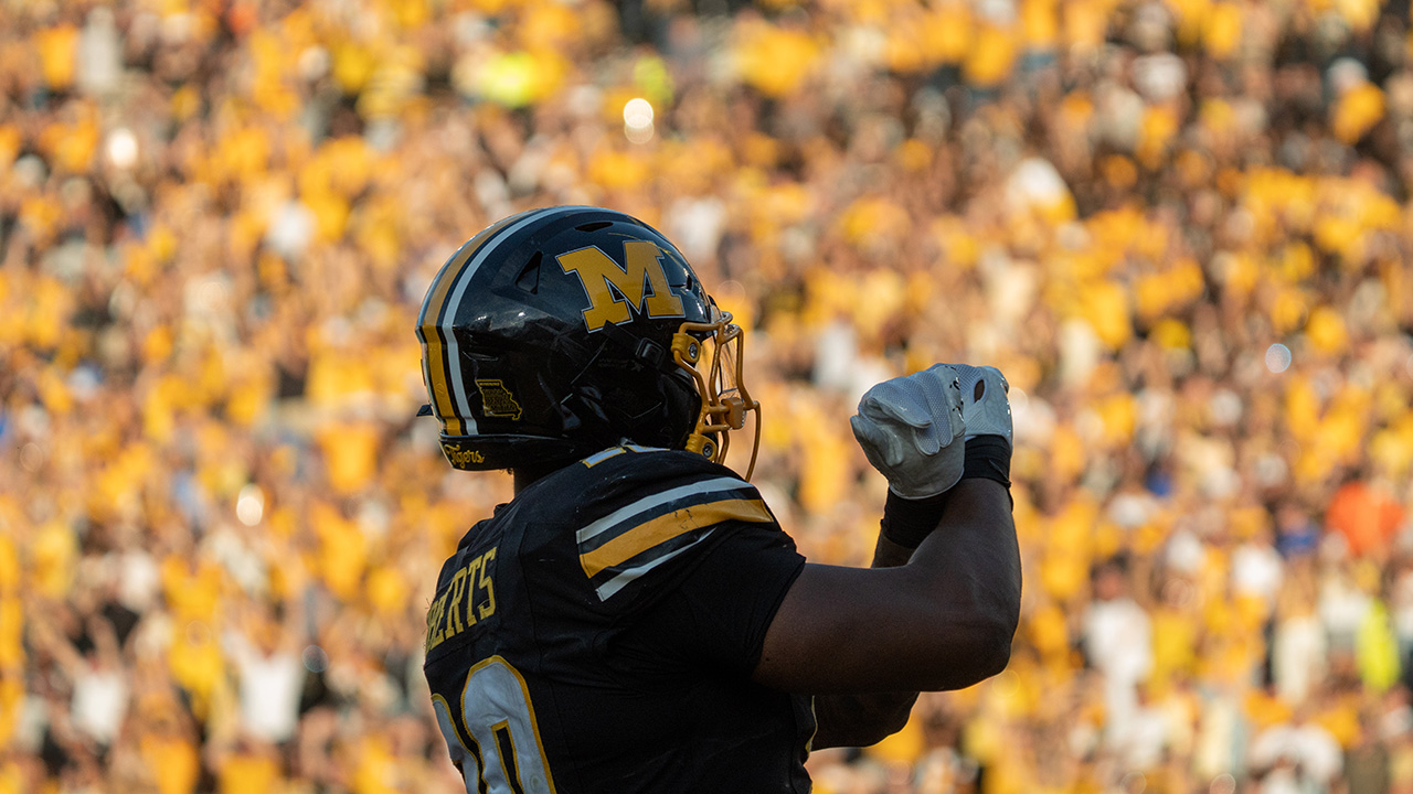 A Mizzou Tiger football player
